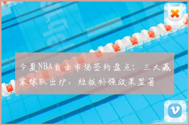 今夏NBA自由市场签约盘点：三大赢家球队出炉，短板补强效果显著